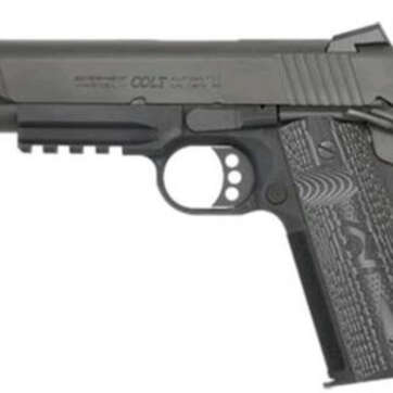 Colt Combat Unit Rail Gun 9mm 5" Barrel Black IonBond Finish - Handsguns | American Guns & Ammo