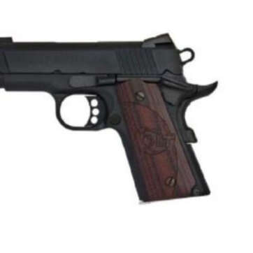 Colt Defender Compact 1911, 45 ACP, 3" Barrel, Alloy Frame, Blue Finish, G10 Grips, 7Rd Mag, Novak Night Sights - Handsguns | American Guns & Ammo