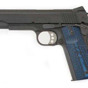 Colt Competition Govt 9MM 5" Barrel, G10 Blue Grips, Novak Sights 9rd Mag - Handsguns - American Guns & Ammo
