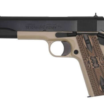 Colt 1991 Government, 45 ACP, 5", 8rd, TALO Exclusive, 1 of 400 Black/McMillan Tan - Handsguns - American Guns & Ammo