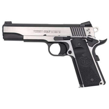 Colt Combat Elite Government 1911 45 ACP, 5" Barrel, SS Frame, G10 Grips, 8Rd Mag, Beavertail Grip Safety, Ambi Safety, Night Sights - Handsguns - American Guns & Ammo