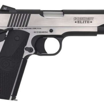 Colt Combat Elite Government, 9mm, 5" Barrel, 8rd, 2-Tone, Night Sights - Handsguns - American Guns & Ammo