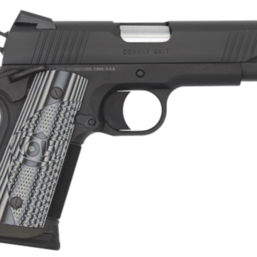 Colt CCU Concealed Carry 9mm, 4.25" Barrel, G10 Grips, Novak Sights,Black DLC, 7rd - Handsguns | American Guns & Ammo