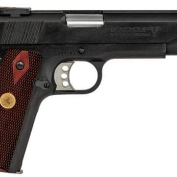 Colt Gold Cup National Match 1911 38 Super, 5" Barrel, Steel Frame, Blued, Rosewood Grips, Target Sights, 9rd Mag - Handsguns | American Guns & Ammo