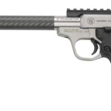 Smith & Wesson Victory Pistol 22LR, Volquartsen Carbon Barrel, Comp Installed, 2 Mags - Handsguns | American Guns & Ammo