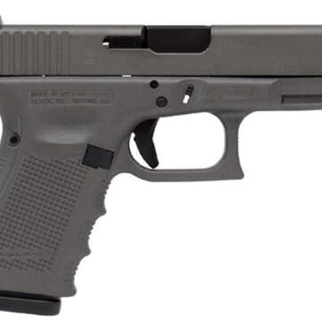 Glock 19 Gen4 9mm, 4" Barrel, Tungsten Gray Cerakote, 15rd Mag - Handsguns | American Guns & Ammo