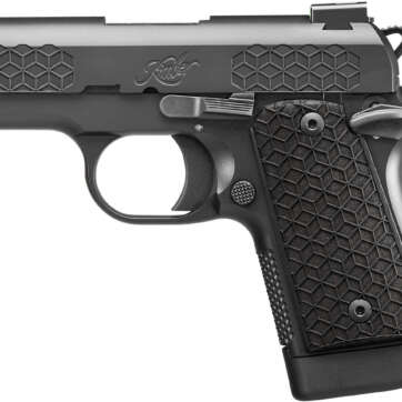 Kimber Micro 9 Triari 9mm, 3" Barrel, KimPro II Black, Black Linen Micarta Grips, 7rd - Handsguns | American Guns & Ammo