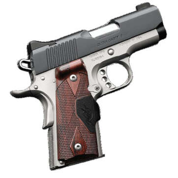 Kimber Ultra Carry II .45 ACP, 3" Barrel, Two-Tone, Rosewood Grips, Green Laser, 7rd - Handsguns | American Guns & Ammo