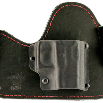 Flashbang Capone Glock 43 Leather/Thermoplastic Black/Red, RH - Uncategorized | American Guns & Ammo