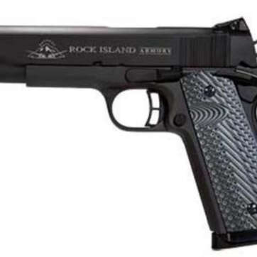 Rock Island Armory Ultra 45 ACP 4.25" Barrel Adjustable Rear Sight Fiber Optic Front Sight G10 Grips 8rd Mag - Handsguns - American Guns & Ammo