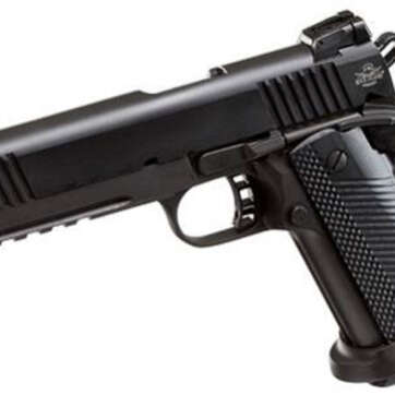Rock Island 1911-A2 FS Tactical 9mm 5" Series 70 Type Firing System Combat Hammer Parkerized 17 Round - Handsguns - American Guns & Ammo