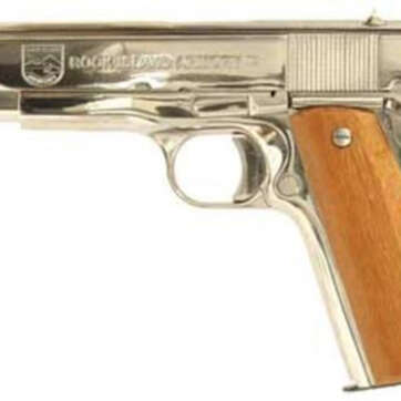 Rock Island Armory 1911-A1 GI Standard .38 Super 5" Nickel 9rd Mag - CA Compliant - Handsguns | American Guns & Ammo