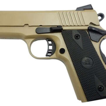 Rock Island Armory 1911 CS Compact 9mm 3.5" Barrel Flat Dark Earth Cerakote 8rd Mag - Handsguns - American Guns & Ammo