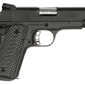Rock Island TCM Rock Ultra CCO, 22 TCM 9R, 9mm, 4.25", 8rd, G10 Grips, Black - Handsguns - American Guns & Ammo