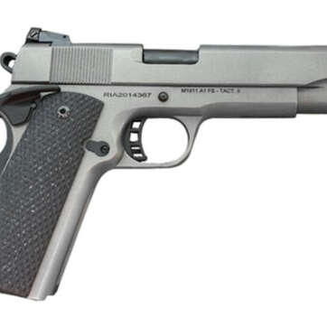 Rock Island Armory Ultra 10 1911 10mm, 5" Barrel, Gray Cerakote, G10 Grips, 8rd - Handsguns - American Guns & Ammo