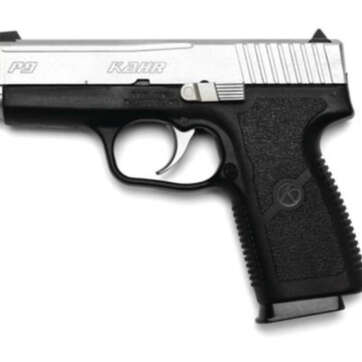 Kahr Arms P9 Standard DAO 9mm 3.5" Barrel, Synthetic Grip Black Poly Frame/Stainless, 7rd - Handsguns | American Guns & Ammo