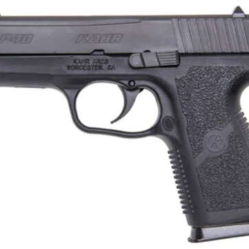 Kahr Arms P40 40SW, Black Polymer Frame, Matte Blackened SS Side, Tungsten DLC, 6rd - Handsguns | American Guns & Ammo