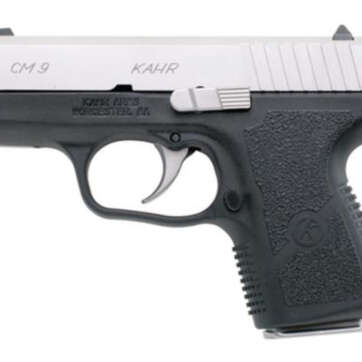 Kahr CM9 Pistol, (3.0" Barrel) Black Polymer Frame, Matte Stainless - Handsguns | American Guns & Ammo