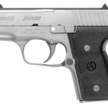 Kahr Arms MK40, Tritium Night Sights .40 SW 3.08" Barrel Matte Stainless Steel Finish 5 Round Mag - Handsguns - American Guns & Ammo