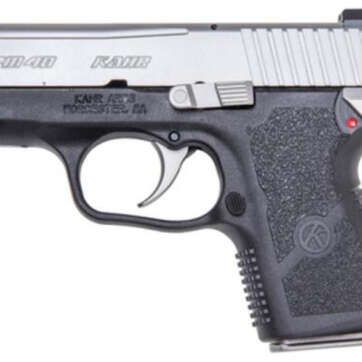 Kahr PM40 Enahnced Compact .40 SW, 3" ,Black Polymer Frame Matte Stainless Slide, Night Sights, 6rd - Handsguns - American Guns & Ammo
