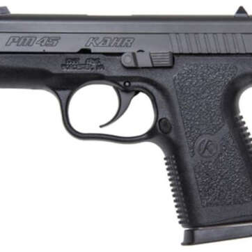 Kahr PM45 Black Poly Frame, 45 ACP, Blackened SS Slide, 3" Barrel - Handsguns | American Guns & Ammo