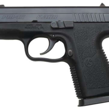 Kahr Arms PM45 45 ACP Double 3.20", Black Polymer Grip/Frame Black Stainless Steel Slide, 5 rd - Handsguns - American Guns & Ammo