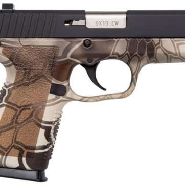 Kahr Arms CW9, 9mm, 3.6" Barrel, 7rd, Kryptek Camo Frame, Black Cerakote - Handsguns - American Guns & Ammo