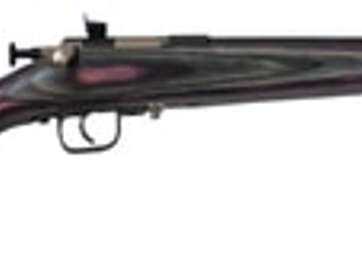 Keystone Crickett Youth, Lock, 22LR, 16.125" Barrel, Blue Finish, Purple Laminated Stock - RIFLES | American Guns & Ammo