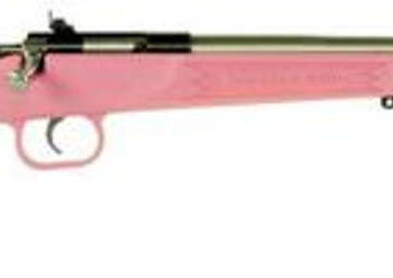 Keystone Crickett 22LR, 16.12", Pink Synthetic Stock, Stainless Steel - Uncategorized | American Guns & Ammo