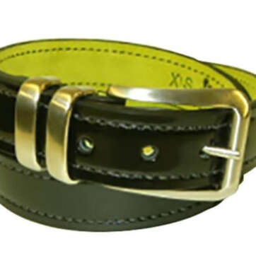 Flashbang D-Day Doll Holster Belt, Black Leather 30-34" S - Uncategorized | American Guns & Ammo