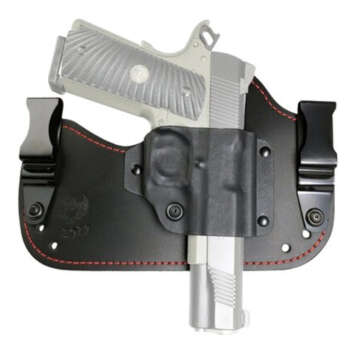 Flashbang Capone 1911 Leather/Thermoplastic Black/Red, RH - Uncategorized | American Guns & Ammo