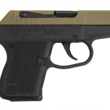 Kel-Tec P-3AT .380 ACP 2.76" Barrel Cerakote Tan Slide Black Grip DAO 6rd Mag - Handsguns | American Guns & Ammo