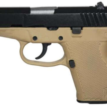 KelTec P-11 9mm 3.1 Inch Barrel Blue Slide Cerakote Tan Grip/Frame 10 Round - Handsguns - American Guns & Ammo
