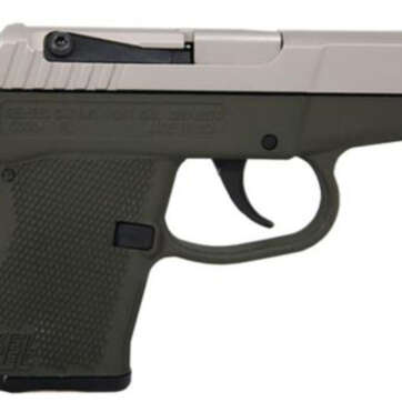 Kel-Tec P-3AT .380 ACP 2.76 Barrel Nickel Boron Slide Green Grip/Frame 6rd Mag - Handsguns | American Guns & Ammo