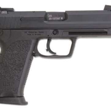 HK USP45 Tactical (V1) DA/SA, safety/decocking lever on left, two 10rd magazines - Handsguns - American Guns & Ammo