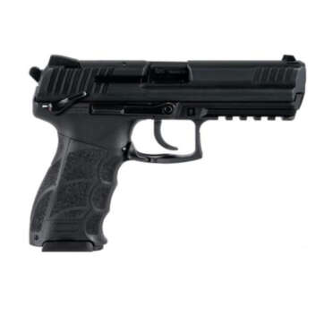 HK, P30L, V3, Long Slide, Double Action/Single Action, Semi-automatic, Polymer Frame Pistol, Full Size, 9mm, 4.45" Barrel, Black, 3 Dot Sights, Rear Decocker, 10 Rounds, 2 Magazines - Handsguns - American Guns & Ammo