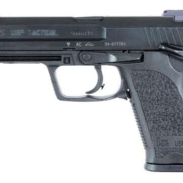 HK USP9 Tactical (V1) DA/SA, safety/decocking lever on left, two 10rd magazines - Handsguns | American Guns & Ammo