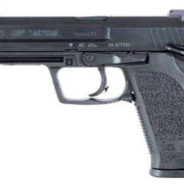 HK USP9 Tactical (V1) DA/SA, safety/decocking lever on left, three 15rd magazines and adj. night sights - Handsguns | American Guns & Ammo