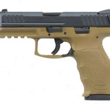 HK VP9, 9mm, 4.02", (2) 10rd Mags, Flat Dark Earth Frame - Handsguns - American Guns & Ammo
