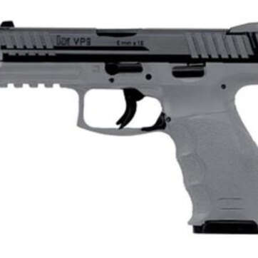 HK VP9 9mm Grey 4" Barrel Night Sights 15rd Mag - Handsguns | American Guns & Ammo