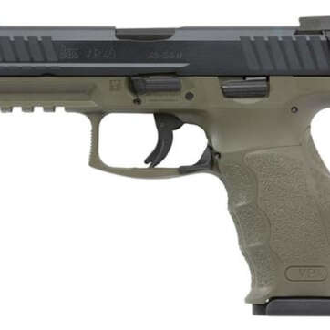 HK VP40, .40 S&W, 4.09", 10rd, 3 Mags, Night Sights, OD Green Frame - Handsguns - American Guns & Ammo