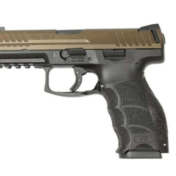 HK VP9 9mm, 4" Barrel, Ambi Safety, Midnight Bronze, German Made, 2x15rd Mags - Handsguns - American Guns & Ammo
