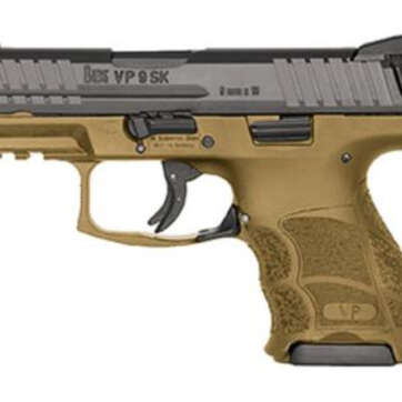 HK VP9SK, Subcompact 9mm, Flat Dark Earth, Night Sights, 3x10rd Mags - Handsguns - American Guns & Ammo