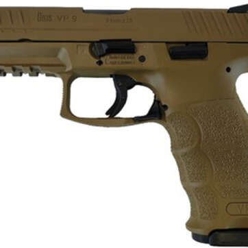HK VP9, 9mm 4" Barrel Ambi Safety H&K Brown 2- 15rd Mags German Made - Handsguns - American Guns & Ammo