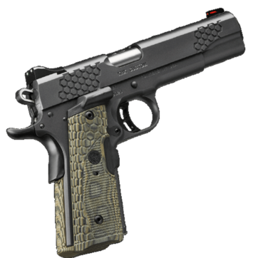 Kimber KHX Custom 1911 45 ACP 5" Barrel, Hogue Lasergrip, Fiber Optic Front Sight 8rd Mag - Handsguns | American Guns & Ammo