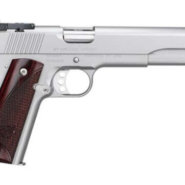 Kimber Stainless Target, 10mm, 6" Barrel, 8rd, Stainless Steel - Handsguns - American Guns & Ammo