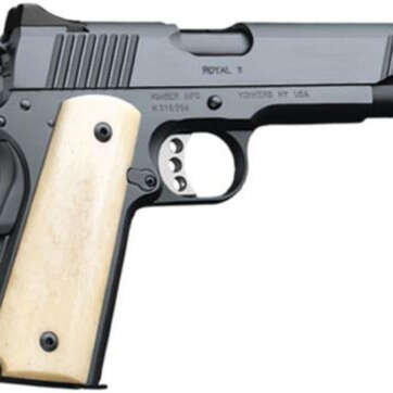 Kimber Royal II Custom Shop 45 ACP 5" Barrel Charcoal Blue Frame Bone Grips 7 Rd - Handsguns | American Guns & Ammo