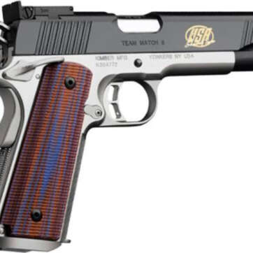 Kimber Team Match II 45 ACP, 5", 8rd, 24k Gold USA Shooting Team Logo - Handsguns | American Guns & Ammo