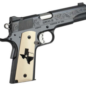 Kimber Royal II Texas Limited Edition 45 ACP High Polished Deep Blue Bonded Ivory Grips - Handsguns | American Guns & Ammo