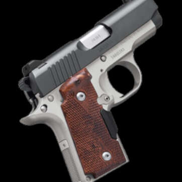 KIMBER MICRO 9 CDP Rosewood Checkered Grips - Handsguns | American Guns & Ammo